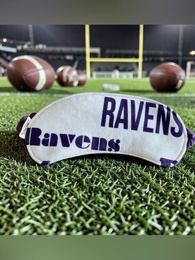 Baltimore Ravens Theme Sleep Mask for Kids Teens